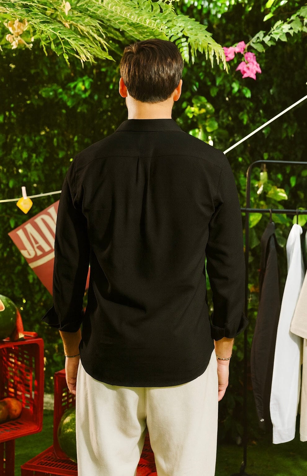 Black Linen Shirt