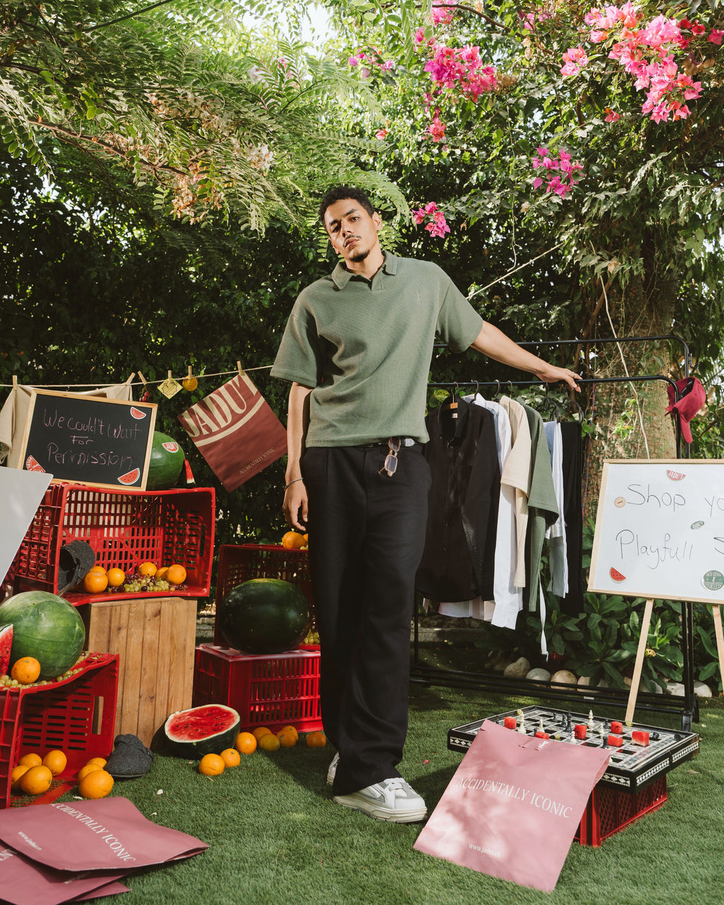 Olive Textured Polo