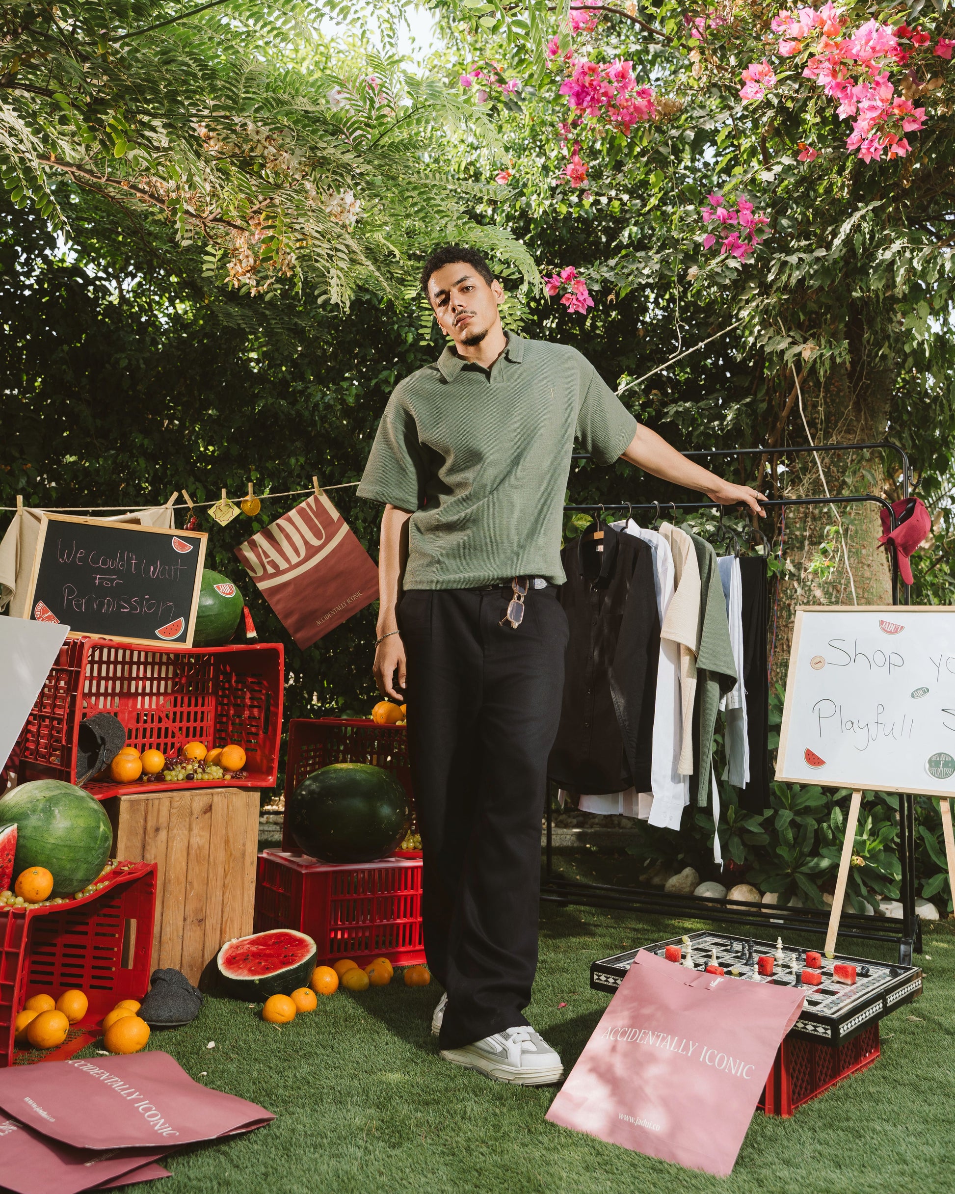 Olive Textured Polo